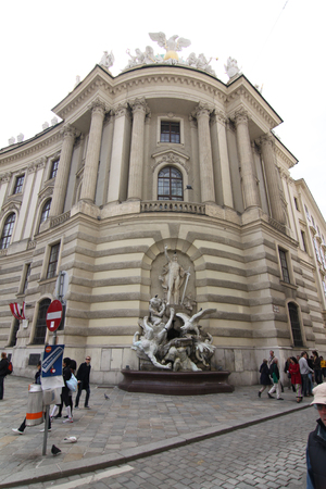 Vienna Austria Europe architecture and historyのeditorial素材