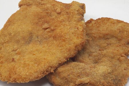 pork cutlet breaded with the packageの写真素材