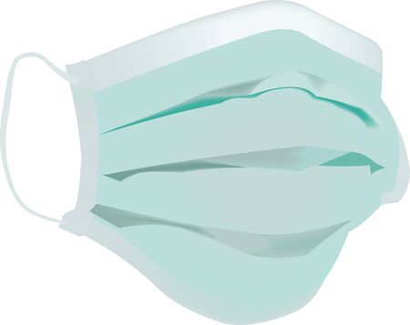 surgical mask for virus protectionのイラスト素材