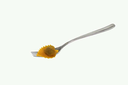 tortellino on the fork tortellino on the forkの写真素材