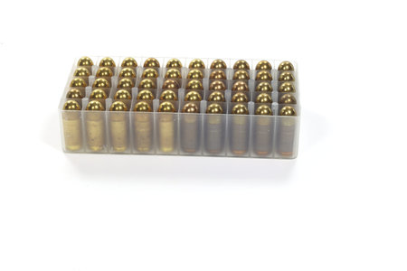 nine caliber cartridge of military war pistol