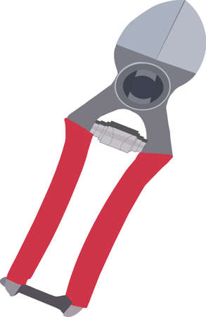 double blade scissors for gardening and agriculture double blade scissors for gardening and agricultureのイラスト素材