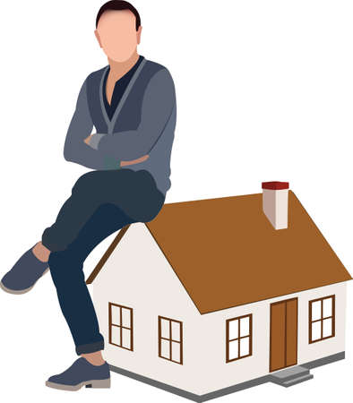 homewith heart load homewith heart loadのイラスト素材