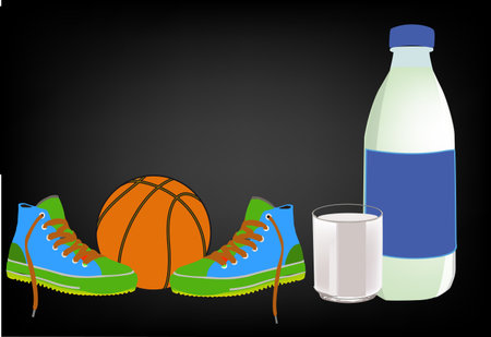 milk bottle sneakers sneakers milk bottle milk bottle sneakers sneakersのイラスト素材