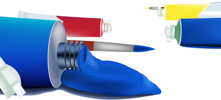 tube open color brush tube open color brush tube open color brush
