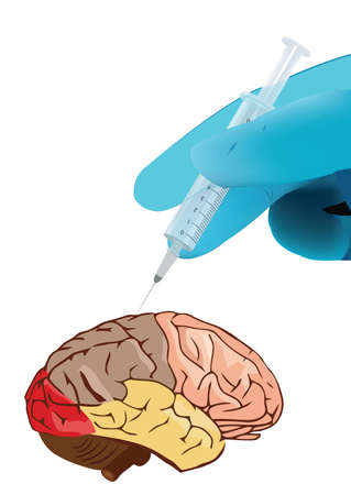 beginning to the brain beginning to the brain beginning to the brainのイラスト素材