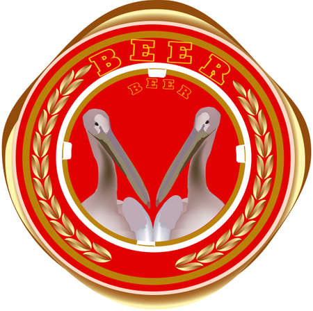 under glass of beer with image under glass of beer with imageのイラスト素材