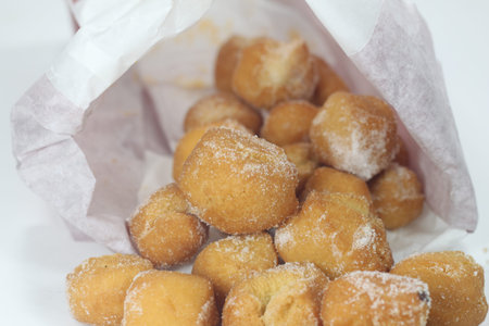 sweet carnival beans with sugarの写真素材