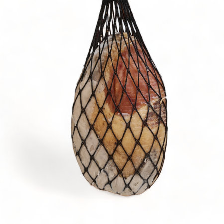 Cured ham flake mesh sausageの写真素材