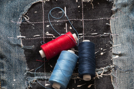 Repair your favorite jeans re-use to see cool.