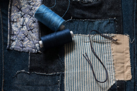 Repair your favorite jeans re-use to see cool.