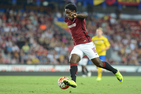 10 / AUG / 2015 _ Tiemoko Konate. 3.round of Czech soccer league Between AC Sparta Praha and FC Zlín Fastav.のeditorial素材