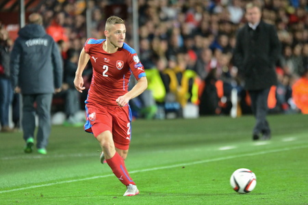 10/10/2015 PRAGUE _ Pavel Kade?ábek. Match of the EURO 2016 qualification group A Czech Republic - Turkeyのeditorial素材