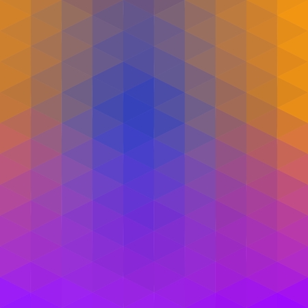 Purple-Blue-Green low poly triangle polygonのイラスト素材