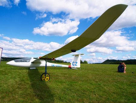 airframe on a airfieldの写真素材