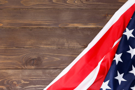 American flag wooden background.The Flag Of The United States Of America. The place to advertise,...