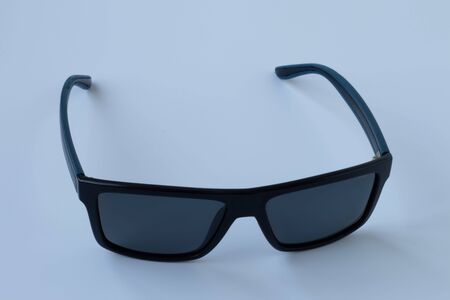 dark sunglasses on the backgroundの写真素材