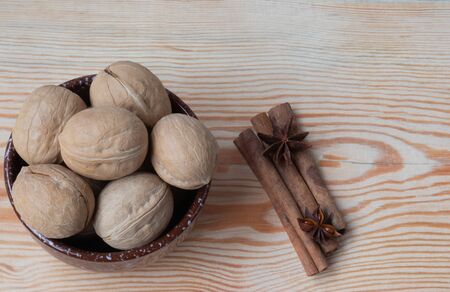 cup of coffee with spicesの写真素材