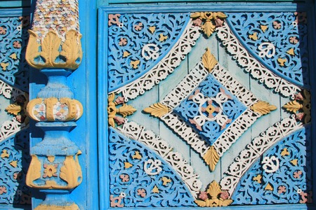 Ulan-Ude, Buryatia, Russia, 5 March 2019 . Ethnographic Museum of the peoples living behind Baikal.のeditorial素材