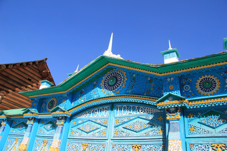 Ulan-Ude, Buryatia, Russia, 5 March 2019 . Ethnographic Museum of the peoples living behind Baikal.のeditorial素材
