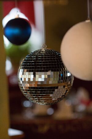 Metal Jingle Bell with star, Bright Balls, Christmas Toyの写真素材