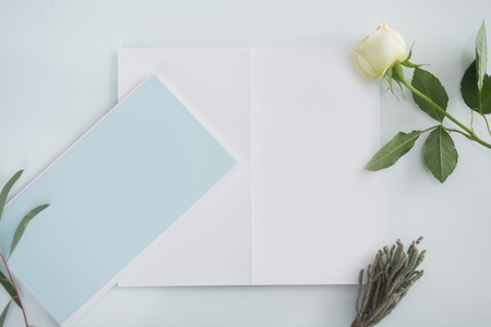 Wedding decor in ecological and white styleの写真素材