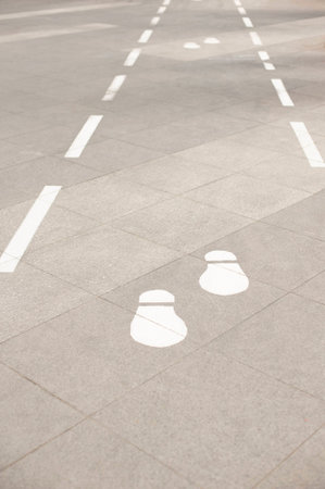 Dedicated pedestrian crossing.