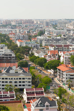 Cityscapes of Singapore.