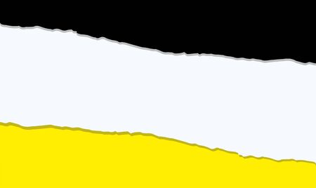 Simple teared paper layout for flyers and business cardsのイラスト素材