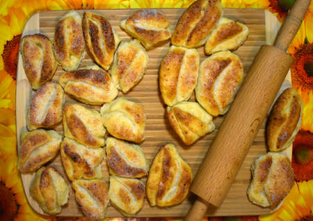 homemade cookies on the tableの写真素材