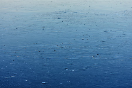Texture of ice on the river. Winter background. Ice texture.の写真素材