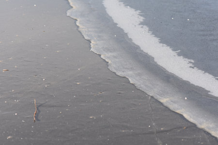 ice on the river, ice on the river, ice on the riverの写真素材