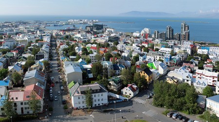 Reykjavik cityのeditorial素材