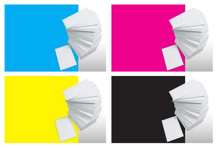 Cmyk visit card