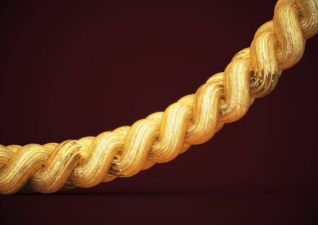 Blank visit card with golden jewel.の写真素材