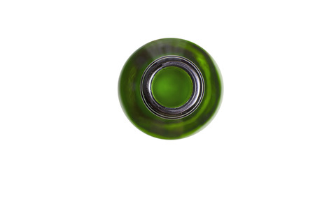 A top of green bottleの写真素材