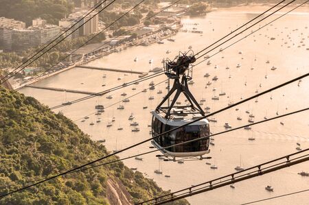 Cable car in Rioの写真素材