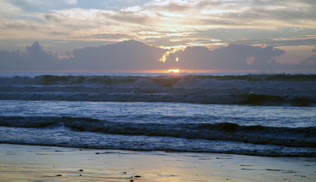 Sunset beachの写真素材