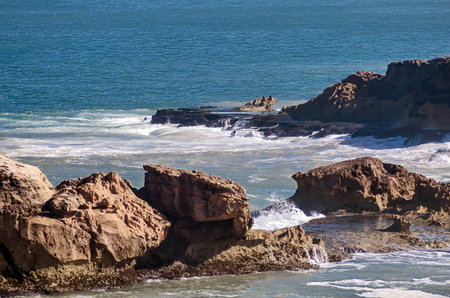 Atlantic coast in Moroccoの写真素材