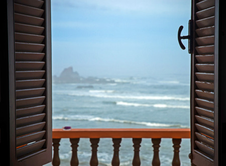 A view on Atlantic oceanの写真素材
