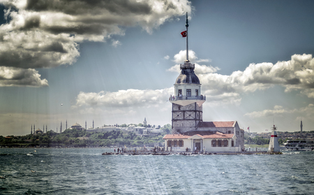 The Maiden's Tower. Istanbul, Turkeyのeditorial素材