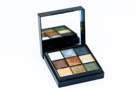 Cosmetic eye shadowの写真素材