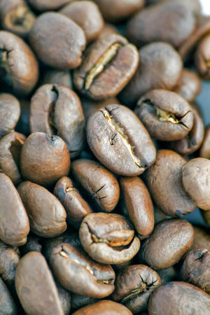 Black coffe beans