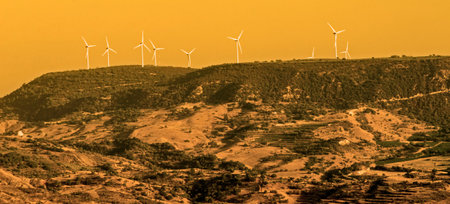 Windmills in Cyprus