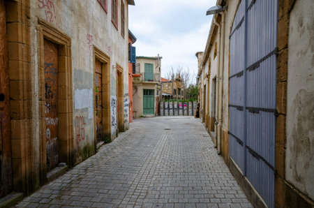 Nicosia / UN buffer zone / picture showing parts of the UN buffer zone in Nicosia, taken in March 2017.の写真素材