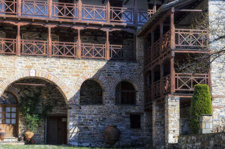 Holy Monastery Xenophon on Athos, Greeceの写真素材