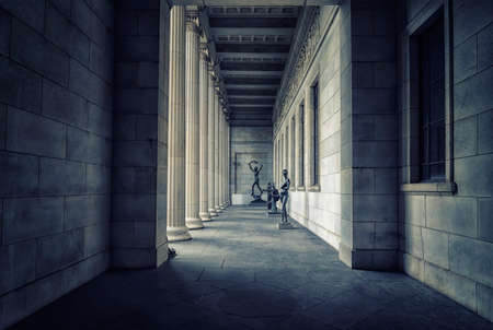 The Pushkin Museum of Fine Arts in Moscow.のeditorial素材