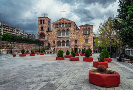 The Church of Saint Demetrius or Hagios Demetrios is the main sanctuary dedicated to Saint Demetrius, the patron saint of Thessaloniki in Central Macedonia, Greeceのeditorial素材