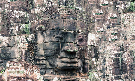 Bayon temple facesの写真素材