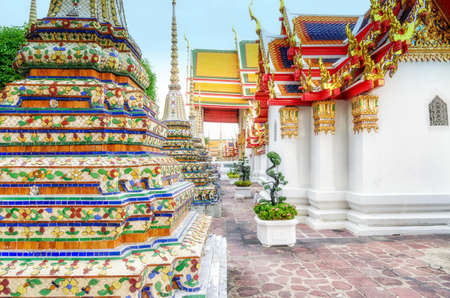 Wat Pho temple, Bangkok, Thailandのeditorial素材